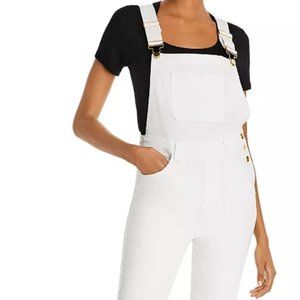 WeWoreWhat White Denim Overalls 🎉Host Pick🎉